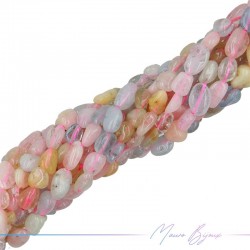 Thread of Stone shape irregular 7-10mm Quartz Multicolour