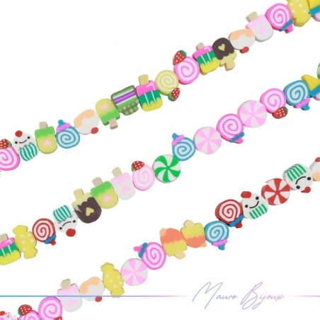 Polymer Clay Sweeties Mix 9-12mm