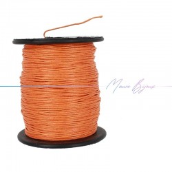 Waxed Cotton String Orange