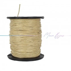 Waxed Cotton String color Ecru