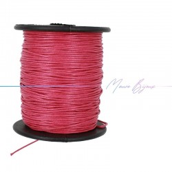 Waxed Cotton String color Fuschia