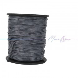 Waxed Cotton String color Gray