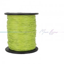 Waxed Cotton String color Lime