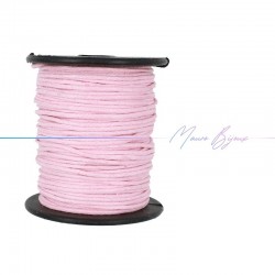Waxed Cotton String color Pink 2.0mm