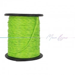 Waxed Cotton String color Spring Green