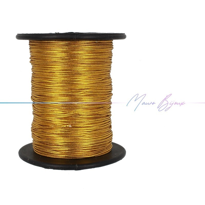 Waxed Cotton String color Gold
