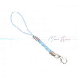 Lanyard for Cellphone color Blue with Carabiner
