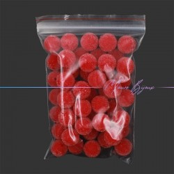 Passanti in Resina Sfere Diamantate Rosso
