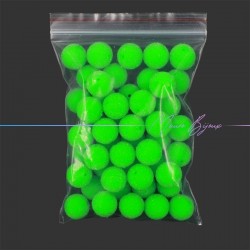 Passanti in Resina Sfere Diamantate Verde Fluo