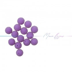 Sphere Resin Beads Diamond Purple