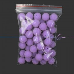 Sphere Resin Beads Diamond Purple