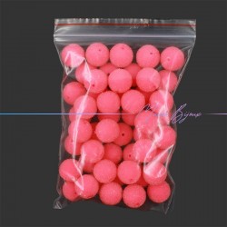 Passanti in Resina Sfere Diamantate Rosa Fluo