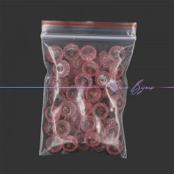Rondel Resin Beads Diamond Ametist