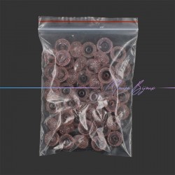 Rondel Resin Beads Diamond Ametist