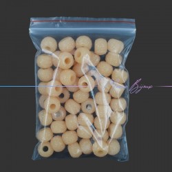 Rondel Resin Beads Diamond Peach Pink