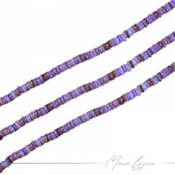 Nacre Rondelle 6-7mm Lavander