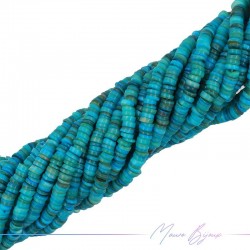 Nacre Rondelle 6-7mm Turquoise