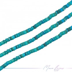 Nacre Rondelle 6-7mm Turquoise