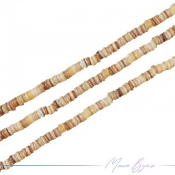 Nacre Rondelle 6-7mm Beige