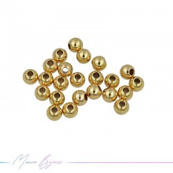 Sphere Inox Gold 1.5x3mm