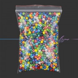 Glass Conteria Rondella Multicolour 4mm