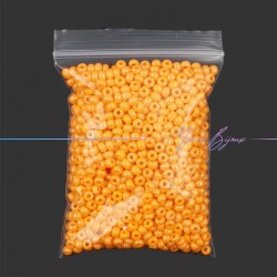 Conteria in Vetro Rondelle 4mm Arancio Chiaro