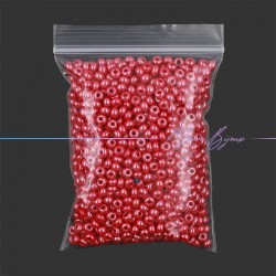 Conteria in Vetro Rondelle 4mm Rosso