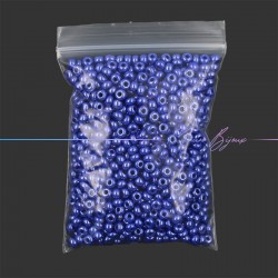Glass Conteria Rondella 4mm  Blue