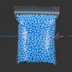 Conteria in Vetro Rondelle 4mm Azzurro