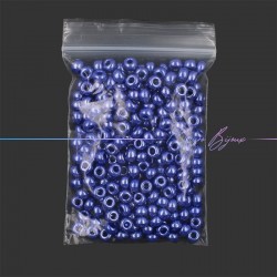 Conteria in Vetro Rondelle 7mm Blu Scuro