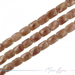 Sunstone Faceted Rectangle