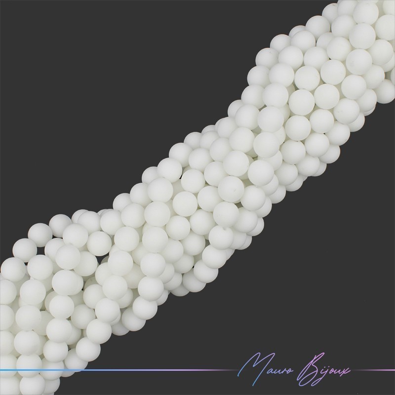 White Agate Opaque Sphere