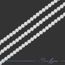 Agata Bianca Sfera Satinata