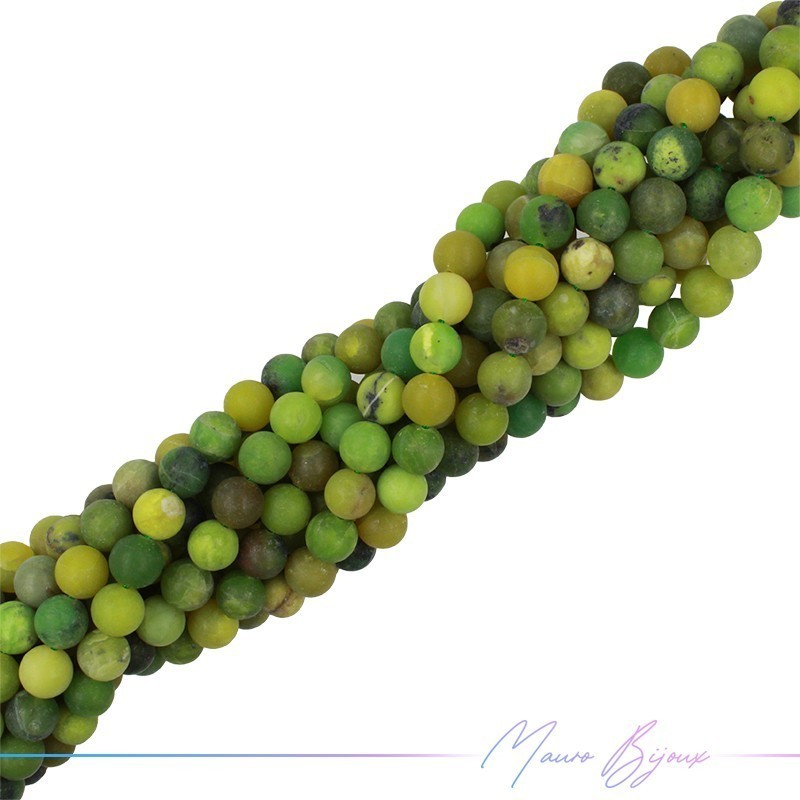 Green Agate Opaque Sphere