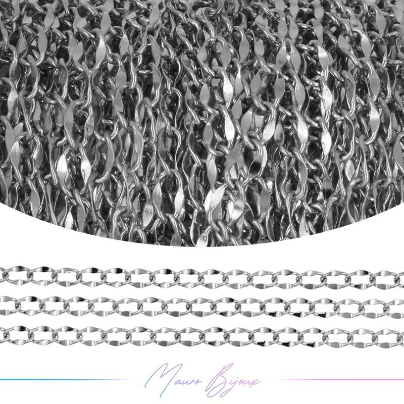 Inox Chain 3x4mm Silver