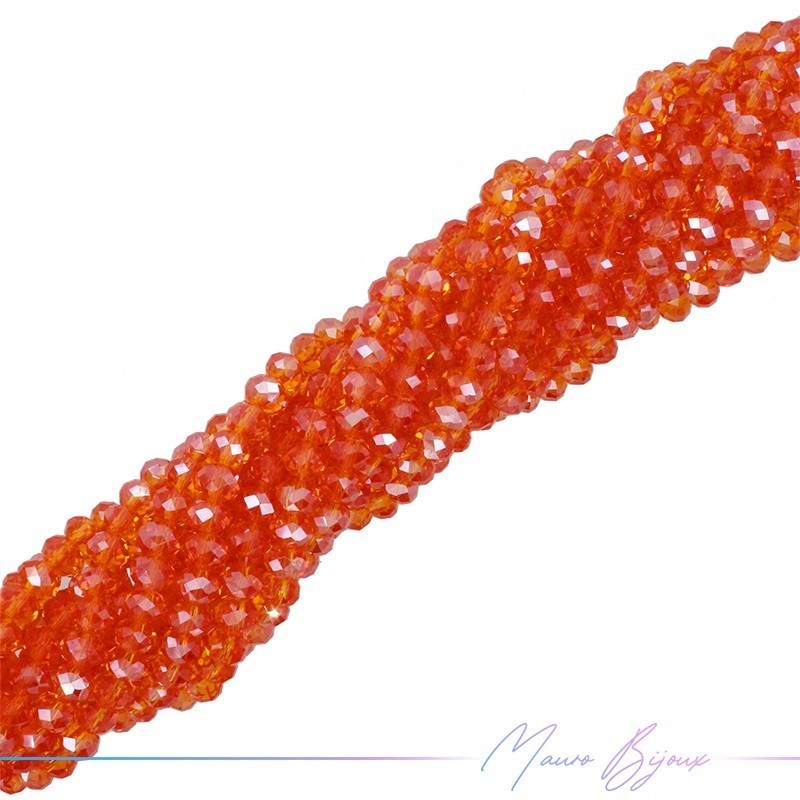 Onion Shaped Orange Crystals Faceted