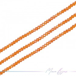 Onion Shaped Orange Crystals Faceted