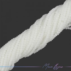 Onion Shaped Transparent White Crystals Faceted