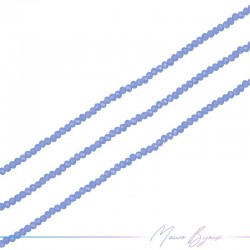 Fili di Cristallo Forma Cippoline Sfaccettato Fiordaliso