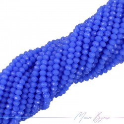 Onion Shaped Royal Blue Crystals Faceted