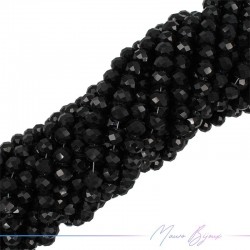 Onion Shaped Black Crystals Faceted