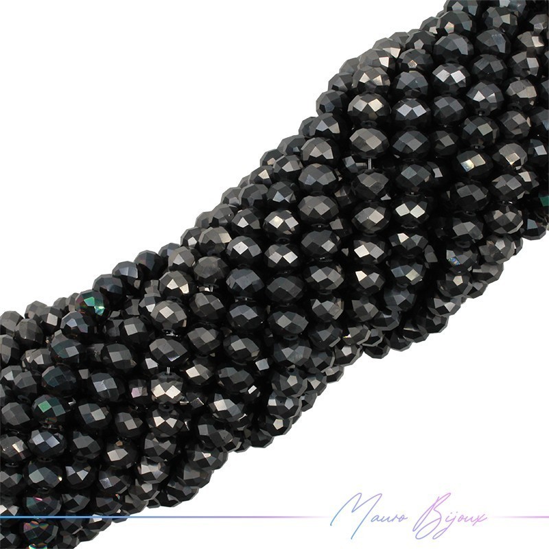 Onion Shaped Gun Metal Crystals Faceted