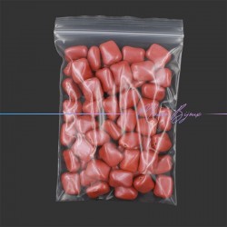 Passanti in Resina Forma Chewing gum Rettangolare 15x18mm Rosso