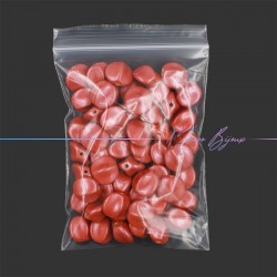 Passanti in Resina Forma Chewing gum Tondo 17x19mm Rosso