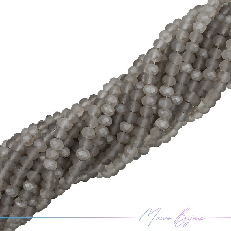 Onion Shaped Crystals Opaque Transparent Gray