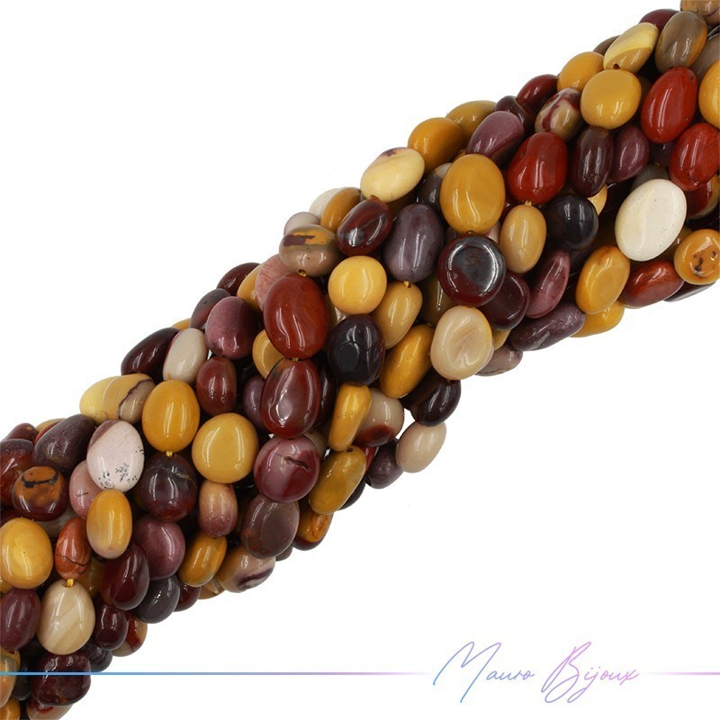 Thread of Mookaite Irregular Shape