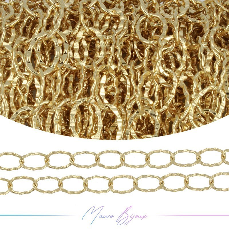 Inox Chain Oval 6x9mm Base Gold