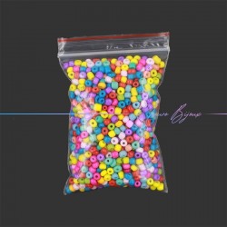 Conteria in Vetro Rondelle 4mm Multicolore