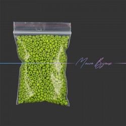 Conteria in Vetro Rondelle 4mm Opaco Verde Acido