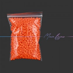 Conteria in Vetro Rondelle 4mm Opaco Arancione